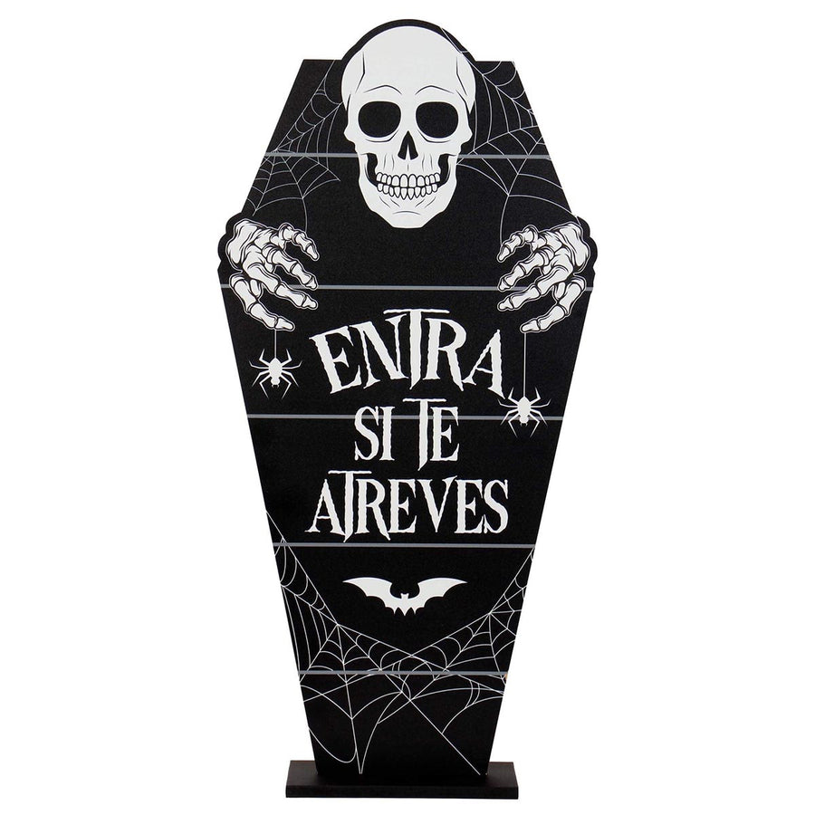 Art.2157 Ataud Calavera Con Base