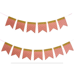 Art.2331 Guia 13 Banderines Con Diamantina Puntos