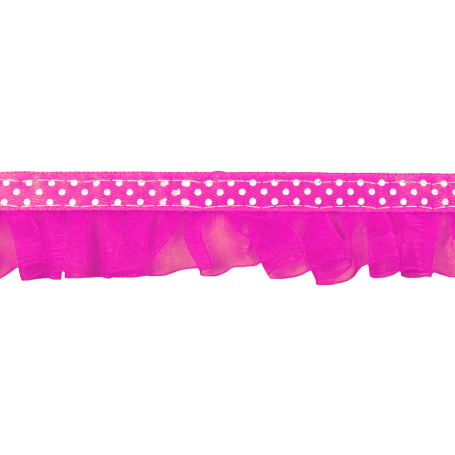 Art.2480 Organza Plisada Con Puntos