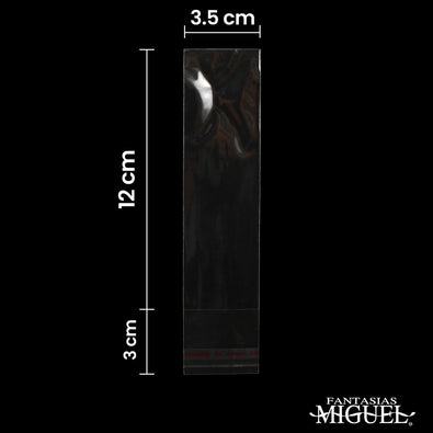 Fantasías Miguel Art.2500 Bolsa Celofán con Sello Adhesivo 12x3.5+3cm 100pz