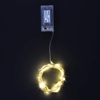 Fantasías Miguel Art.2619 Serie Con Yute 20 Leds (4mm) Aprox 1m