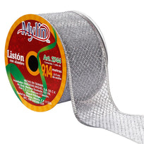 Art.2744 Listón Organza Rombo 6.4cm 9.14m  1pz