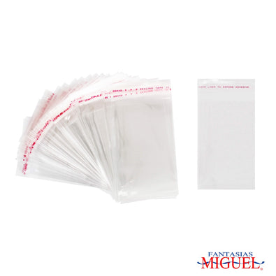 Fantasías Miguel Art.2879 Bolsa Celofán con Sello Adhesivo 8x5cm 100pz