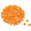 Fantasías Miguel Art.3027 Cuenta Facetada 8mm 100pz Naranja Tran