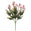 Fantasías Miguel Art.3300 Ramo Planta Con Flor x7 37cm 1pz Rosa
