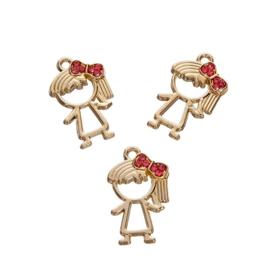 Art.3520 Dije Niña 18x11mm 3pz