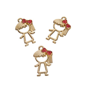 Art.3520 Dije Niña 18x11mm 3pz