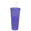 Fantasías Miguel Art.3567 Vaso Diamante Con Popote 1lt 22.5x10cm 1pz Lila