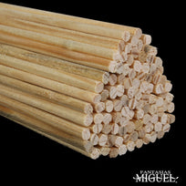 Art.3615 Palillo Redondo 30cmx4mm 100pz