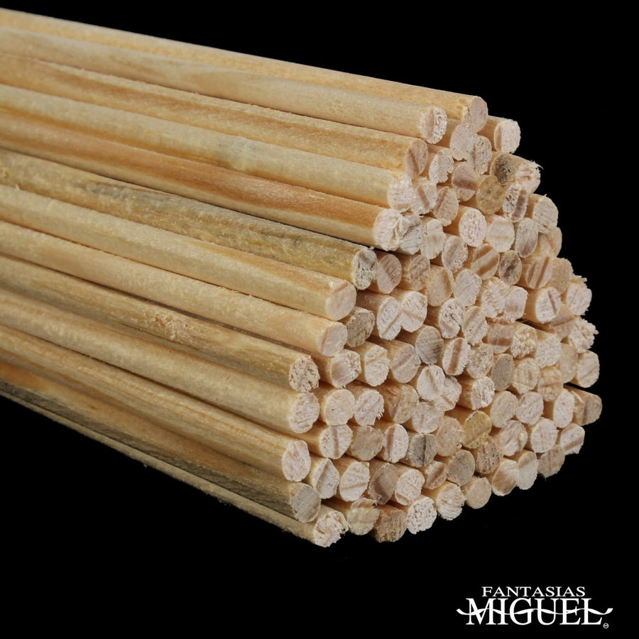 Art.3615 Palillo Redondo 30cmx4mm 100pz
