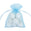 Fantasías Miguel Art.3784 Bolsas De Organza 10x7.5cm 12pz Azul Claro