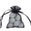 Fantasías Miguel Art.3784 Bolsas De Organza 10x7.5cm 12pz Negro