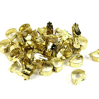 Art.3786 Media Arracada Clip Dorado