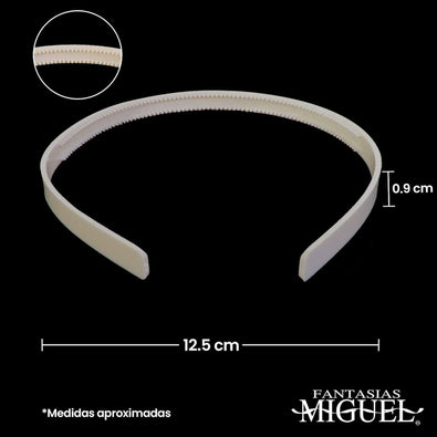 Fantasías Miguel Art.4249 Diadema Dentada 13cmx9mm 12pz