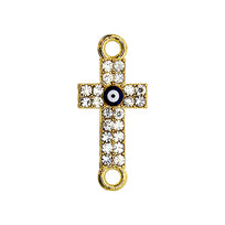 Art.4833 Cruz Con Piedra 2 Argollas