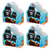 Fantasías Miguel Art.4913 Caja Dulcero Pirata 8x8x4cm 4pz