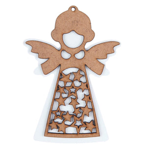 Art.5397 Adorno  Ángel Con Estrellas