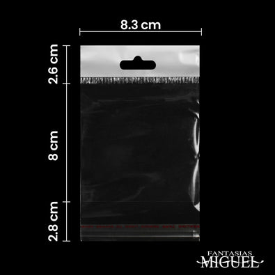 Fantasías Miguel Art.5402 Bolsa Celofán con Sello Adhesivo 7.5X8cm 100pz