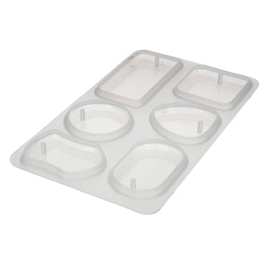 Art.5428 Molde De Silicón Figuras Llavero 15.5x9cm 1pz