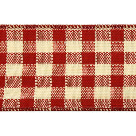 Art.5598 Listón Cuadros Rojos