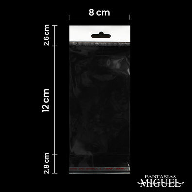 Fantasías Miguel Art.5619 Bolsa Celofán con Sello Adhesivo 14x8cm 100pz