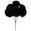 Fantasías Miguel Art.6179 Ramo Especial Clavel Grande x6 37cm 1pz Negro