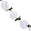 Fantasías Miguel Art.6298 Enredadera Con Clavel Especial 2.9m 1pz Blanco