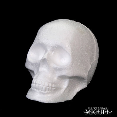 Fantasías Miguel Art.6362 Cráneo de Unicel Chico 8x9x12cm 1pz