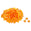 Fantasías Miguel Art.6619 Cuenta Barril Acrílico 12mm 500g (aprox 349pz) Naranja