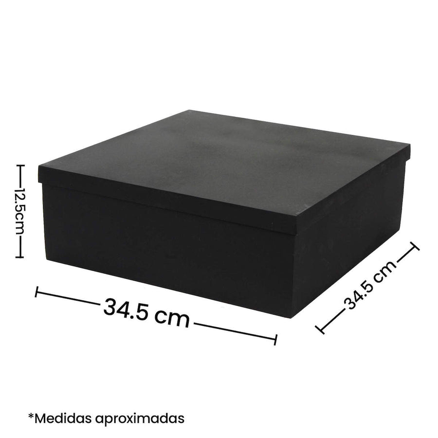 Art.6692 Caja de Regalo Pintada 12.5x34.5x34.5cm 1pz