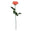 Fantasías Miguel Art.6933 Flor Tallo Rosa Abierta 49cm 1pz Durazno