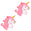 Fantasías Miguel Art.7246 Fomi Cara Unicornio 9x12cm 2pz Rosa