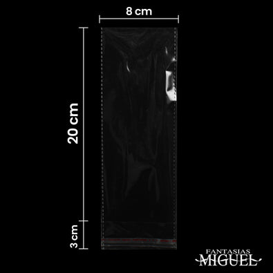 Fantasías Miguel Art.7865 Bolsa Celofán con Sello Adhesivo 20x8+3cm 100pz