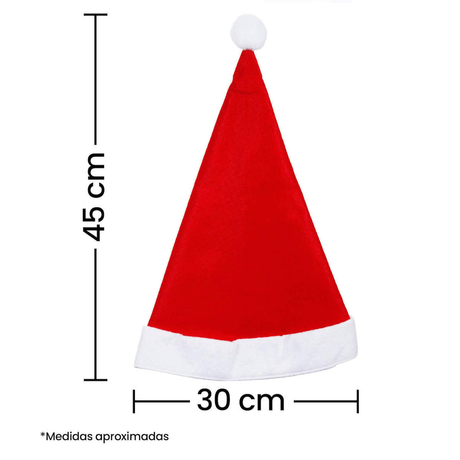 Art.8326 Gorro Navideño De Fieltro 45x30cm 1pz
