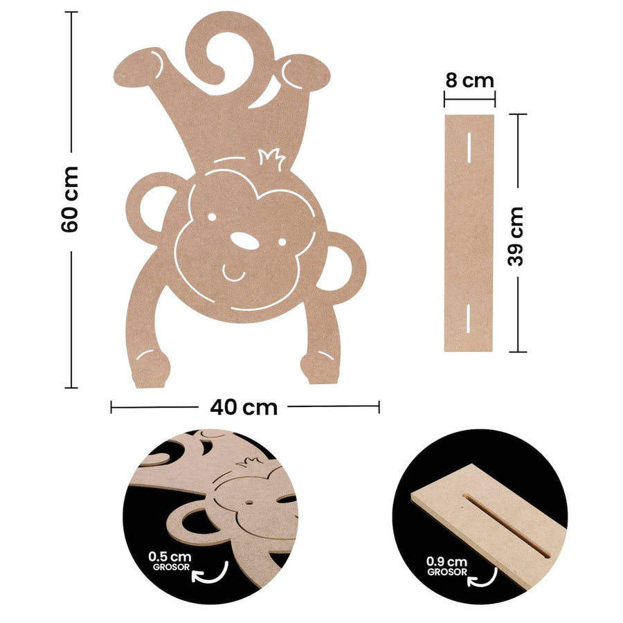 Art.833 Chango 60x40x8cm 1pz