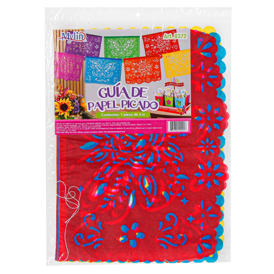 Art.8372 Guía De Papel Mariposas 34.5x48cm 4m