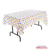 Fantasías Miguel Art.8379 Mantel Plástico Rectangular Puntos 1.38x2.76m 1pz