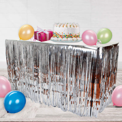 Fantasías Miguel Art.9065 Falda De Mesa Foil 74cmx4m 1pz