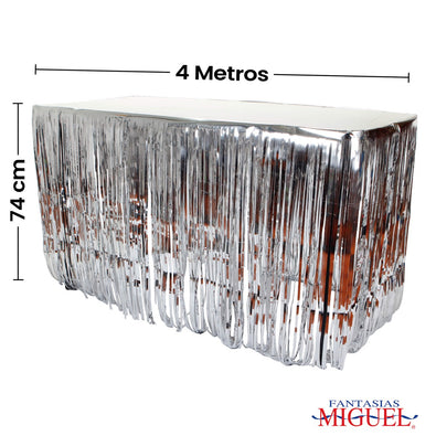Fantasías Miguel Art.9065 Falda De Mesa Foil 74cmx4m 1pz