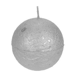 Art.9533 Vela Esfera Metálica 8x8cm 1pz