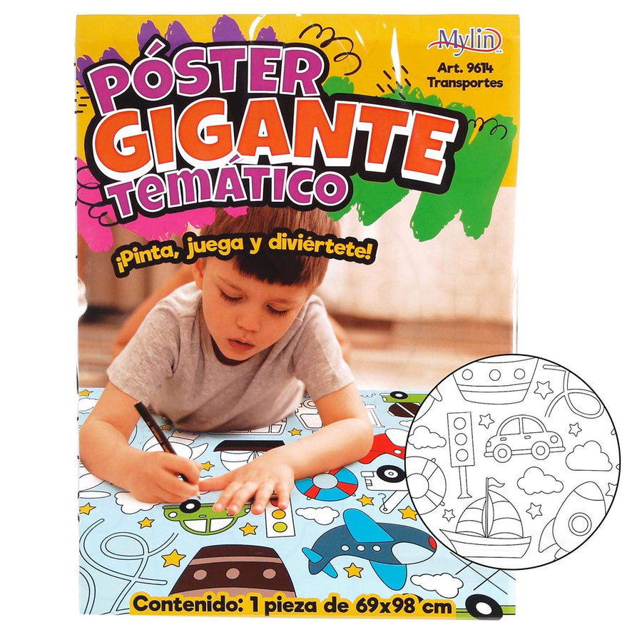 Art.9614 Póster Gigante Temático 69x98cm 1pz