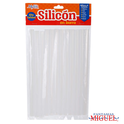 Fantasías Miguel Art.9804 Silicón Grueso 20cm 12pz