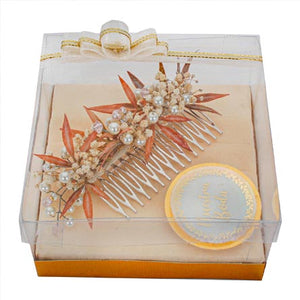 Adorno Caja Con Peineta Boda