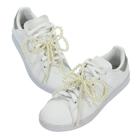 Tenis Decorados Moño De Perlas