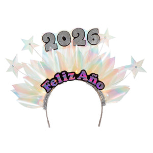 Diadema Año Nuevo Estrellas