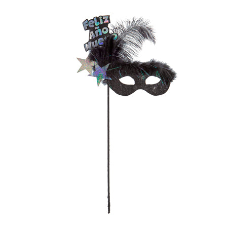 Antifaz Año Nuevo Plumas