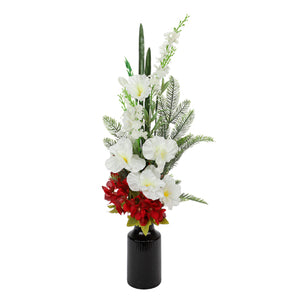 Arreglo Floral Gladiolas Blancas