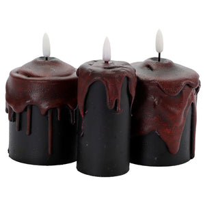 Kit Velas Negro Rojo