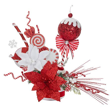 Arreglo Navideño Paleta Y Caramelos