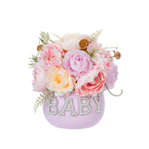 Centro De Mesa Baby Flores
